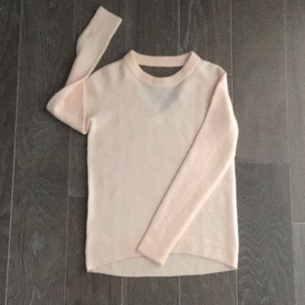 NWT LOFT Soft Blush HiLo Sweater